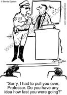 funny college cartoons university higher education academia academics professor lecture teacher teaching teach diagram campus policeman ticket classroom class student students cartoon 1321